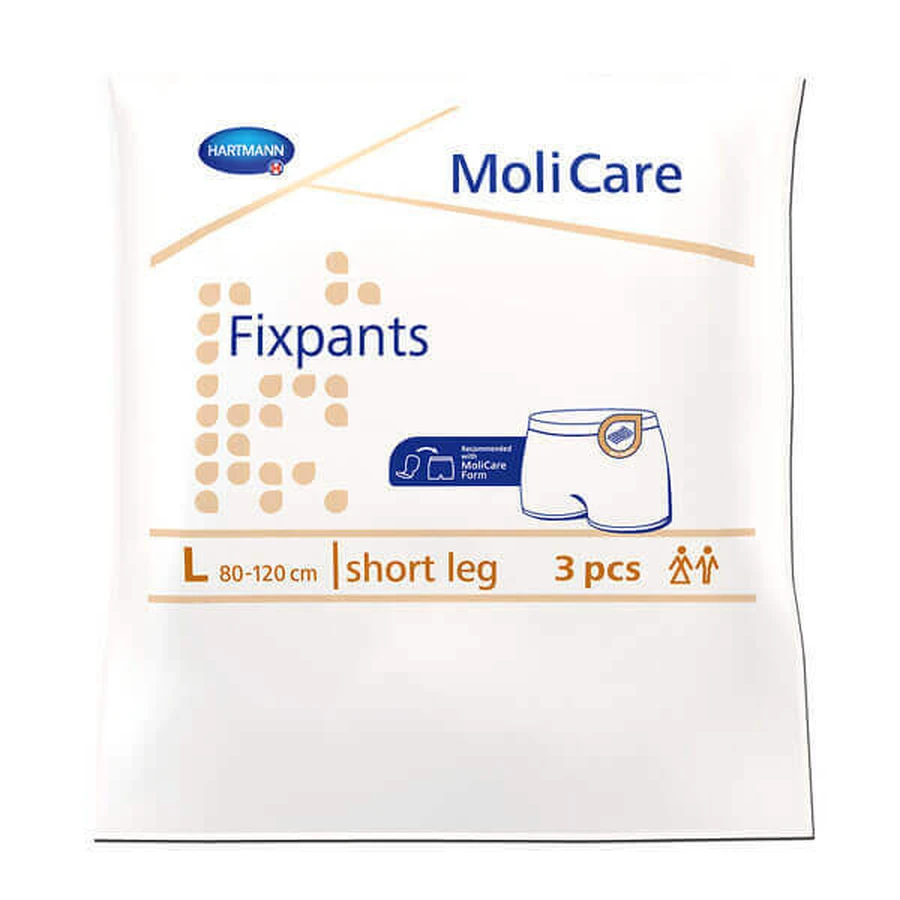 MoliCare Fixpants, сетчатые трусы, поддерживающие, размер L, 80-120 см, 3 шт.: цены и характеристики