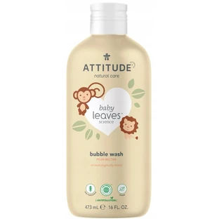 Пена для ванн Attitude Baby Leaves с ароматом грушевого сока, 473 мл