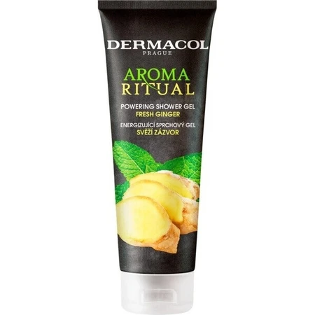 Dermacol Aroma Ritual - енергійний гель для душу свіжий імбир 1×250 мл, гель для душу: ціни та характеристики