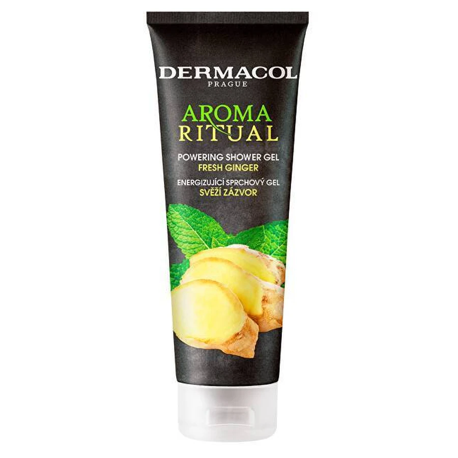 Dermacol Aroma Ritual - енергійний гель для душу свіжий імбир 1×250 мл, гель для душу: ціни та характеристики
