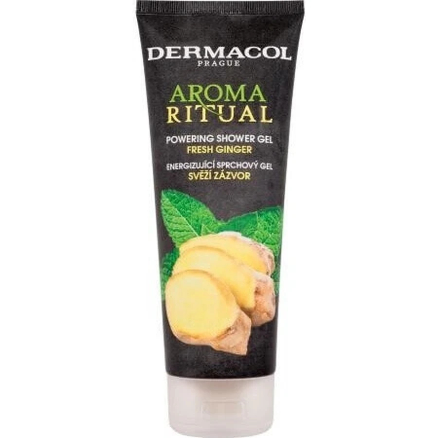 Dermacol Aroma Ritual - енергійний гель для душу свіжий імбир 1×250 мл, гель для душу: ціни та характеристики