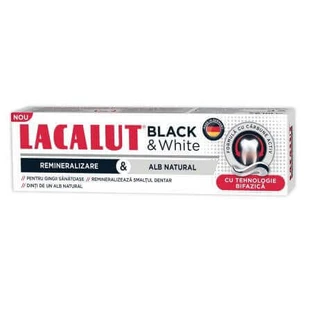 Зубная паста Black & White, 75 мл, Lacalut