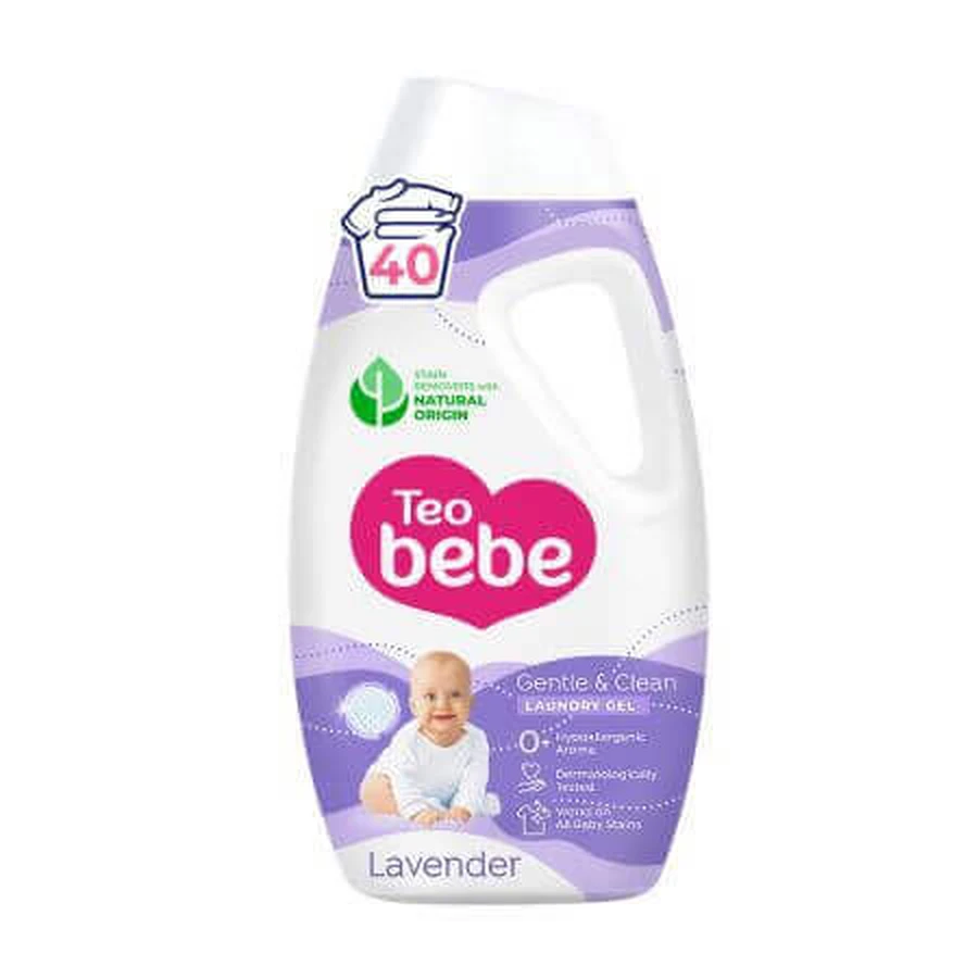 Гель для миття посуду Gentle & Clean, лаванда, 1800 г, Teo Bebe: ціни та характеристики