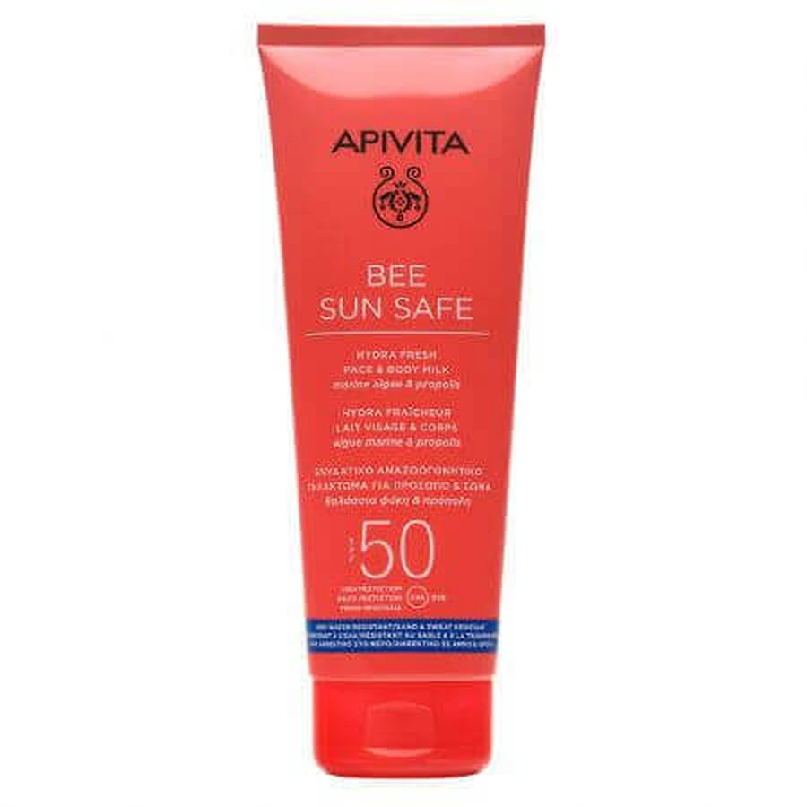 Солнцезащитное молочко для тела и кожи SPF50 Bee Sun Safe, 200 мл, Apivita: цены и характеристики