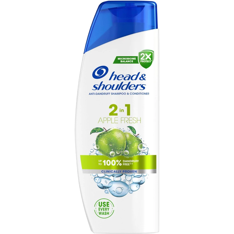 Head & Shoulders Apple Fresh 2 в 1, ампула против перхоти 330 мл: цены и характеристики