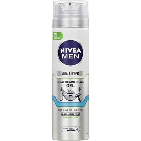 NIVEA Men Sensitive Гель для бритья для щетины 1×200 мл, гель для бритья: цены и характеристики