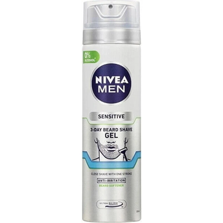 NIVEA Men Sensitive Гель для бритья для щетины 1×200 мл, гель для бритья: цены и характеристики