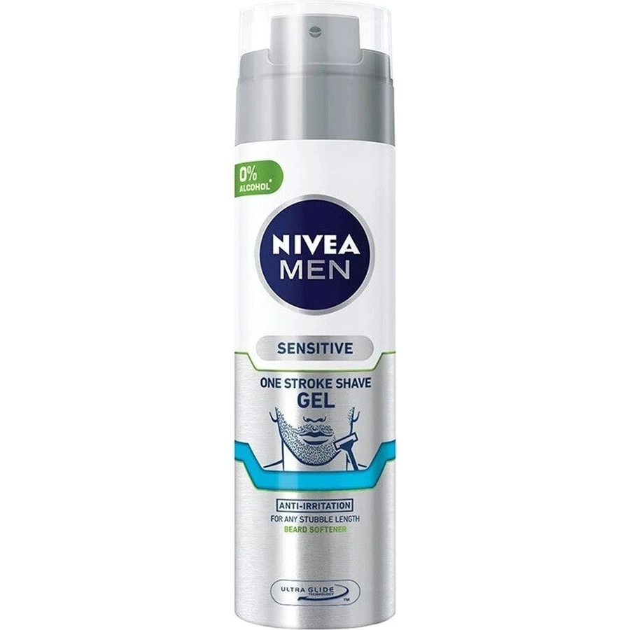 NIVEA Men Sensitive Гель для бритья для щетины 1×200 мл, гель для бритья: цены и характеристики