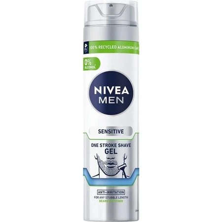 NIVEA Men Sensitive Гель для бритья для щетины 1×200 мл, гель для бритья: цены и характеристики