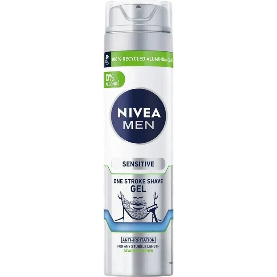 NIVEA Men Sensitive Гель для бритья для щетины 1×200 мл, гель для бритья: цены и характеристики