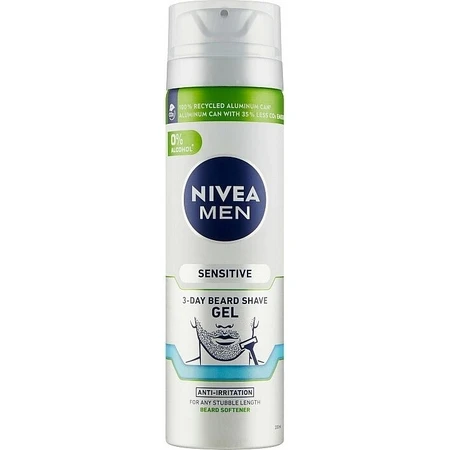 NIVEA Men Sensitive Гель для бритья для щетины 1×200 мл, гель для бритья: цены и характеристики