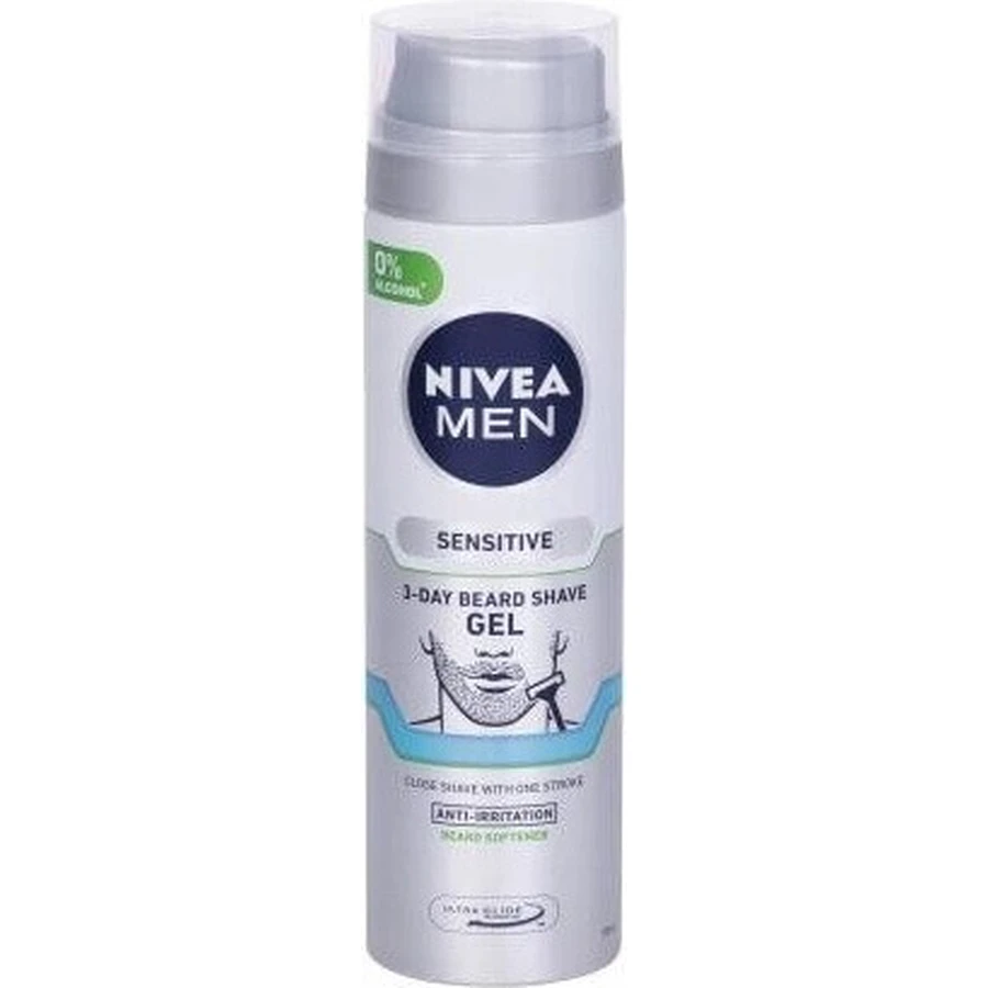 NIVEA Men Sensitive Гель для бритья для щетины 1×200 мл, гель для бритья: цены и характеристики