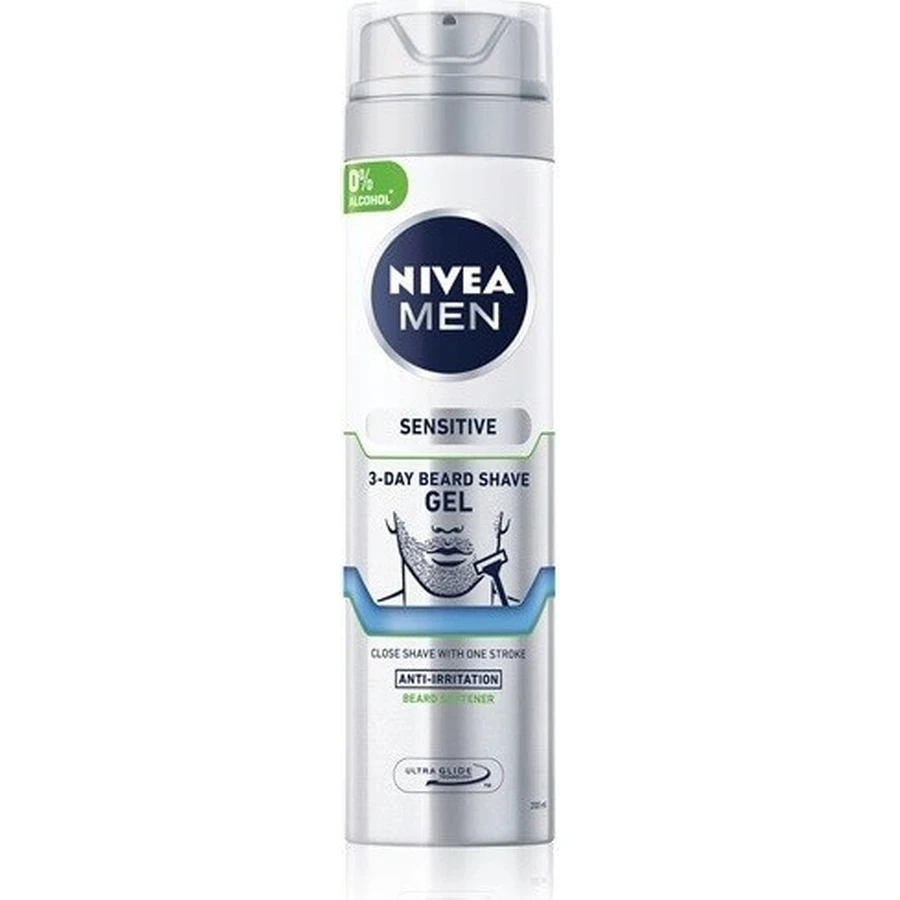 NIVEA Men Sensitive Гель для бритья для щетины 1×200 мл, гель для бритья: цены и характеристики