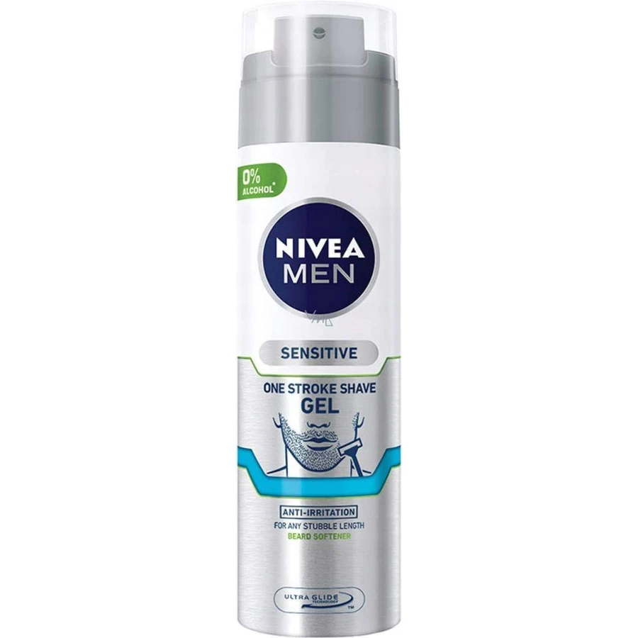 NIVEA Men Sensitive Гель для бритья для щетины 1×200 мл, гель для бритья: цены и характеристики