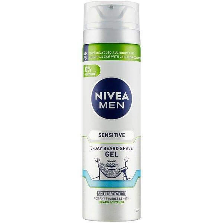 NIVEA Men Sensitive Гель для бритья для щетины 1×200 мл, гель для бритья: цены и характеристики