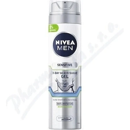 NIVEA Men Sensitive Гель для бритья для щетины 1×200 мл, гель для бритья: цены и характеристики