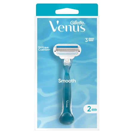 Gillette Venus, бритва с двумя сменными лезвиями: цены и характеристики
