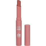 She color&style Perfect creamy ruj creion матовая помада N.336/001, 2 г
