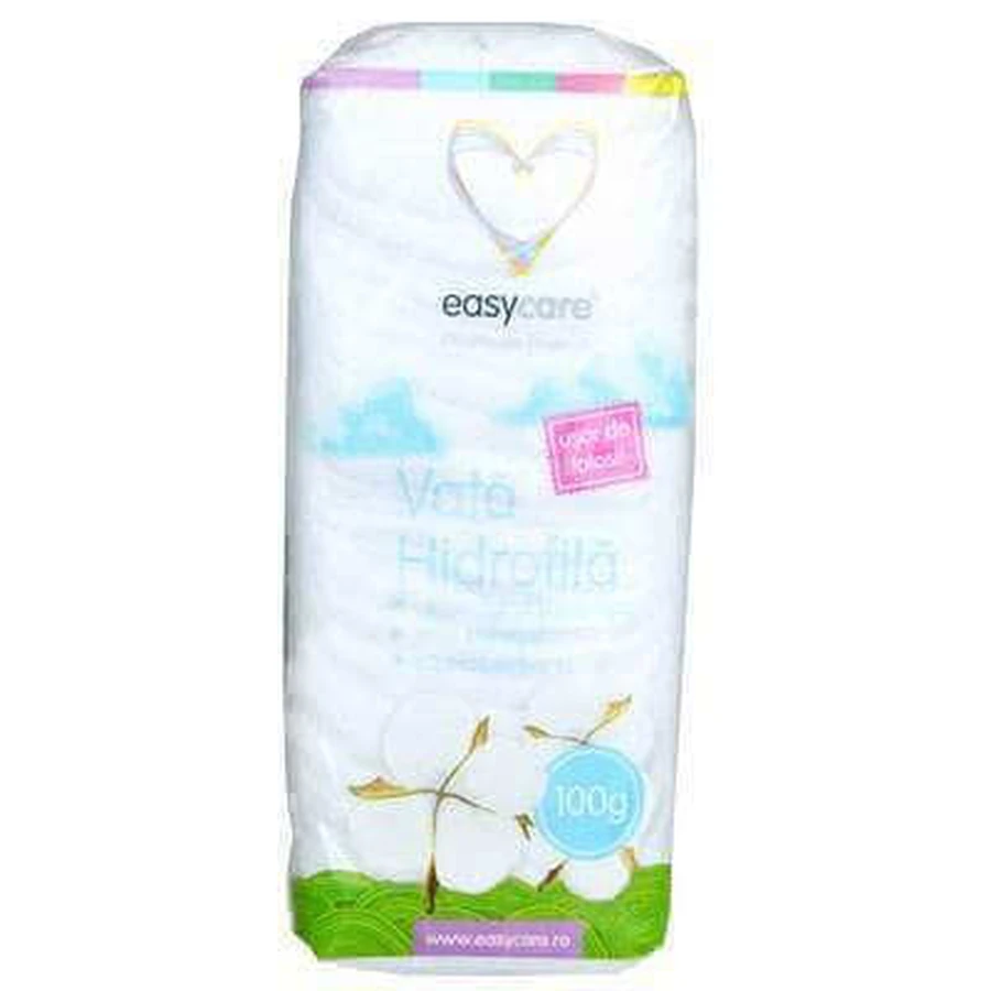 Гидрофильная вата, 100 г, Easycare: цены и характеристики