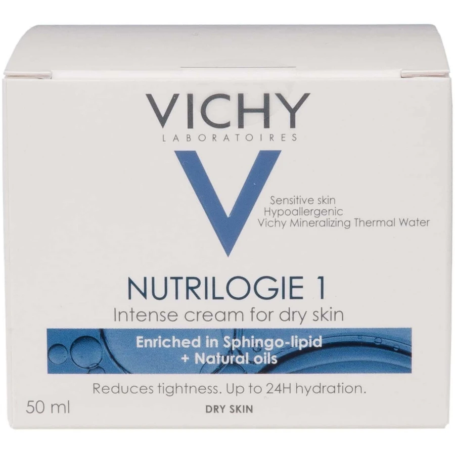 Vichy Nutrilogie дневной увлажняющий крем для сухой кожи 50 мл: цены и характеристики