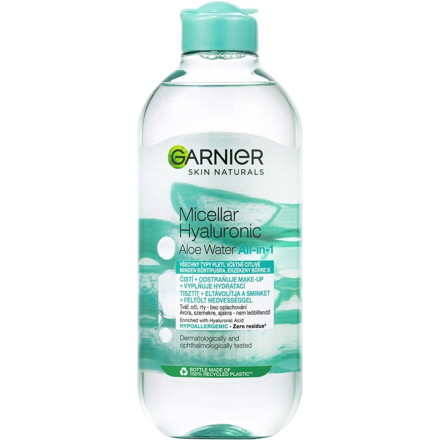 Garnier Наповнююча міцелярна вода гіалуронова з алое Skin Naturals 400 мл: ціни та характеристики