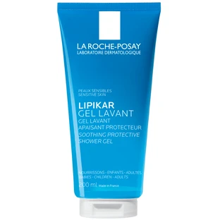 Гель для душу La Roche-Posay Ліпікар очищуючий з заспокійливими і захисними властивостями для немовлят дітей і дорослих, 200 мл
