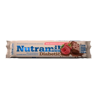 Olimp Nutramil Complex Diabetic, батончик, со вкусом шоколада и малины, 60 г