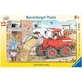 Пазл Экскаватор, 15 деталей, Ravensburger