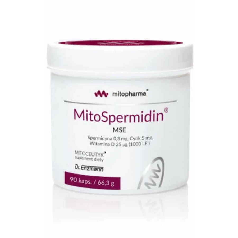 MitoSpermidin MSE 90 капсул Dr Enzmann: ціни та характеристики