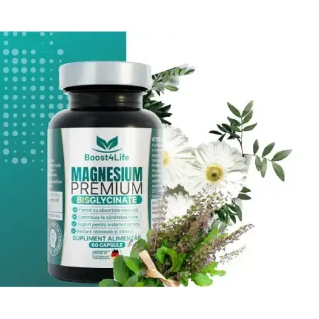 Магния Бисглицинат Премиум Boost4Life Magnesium Bisglycinate Premium, 2 шт. по 60 капсул: цены и характеристики