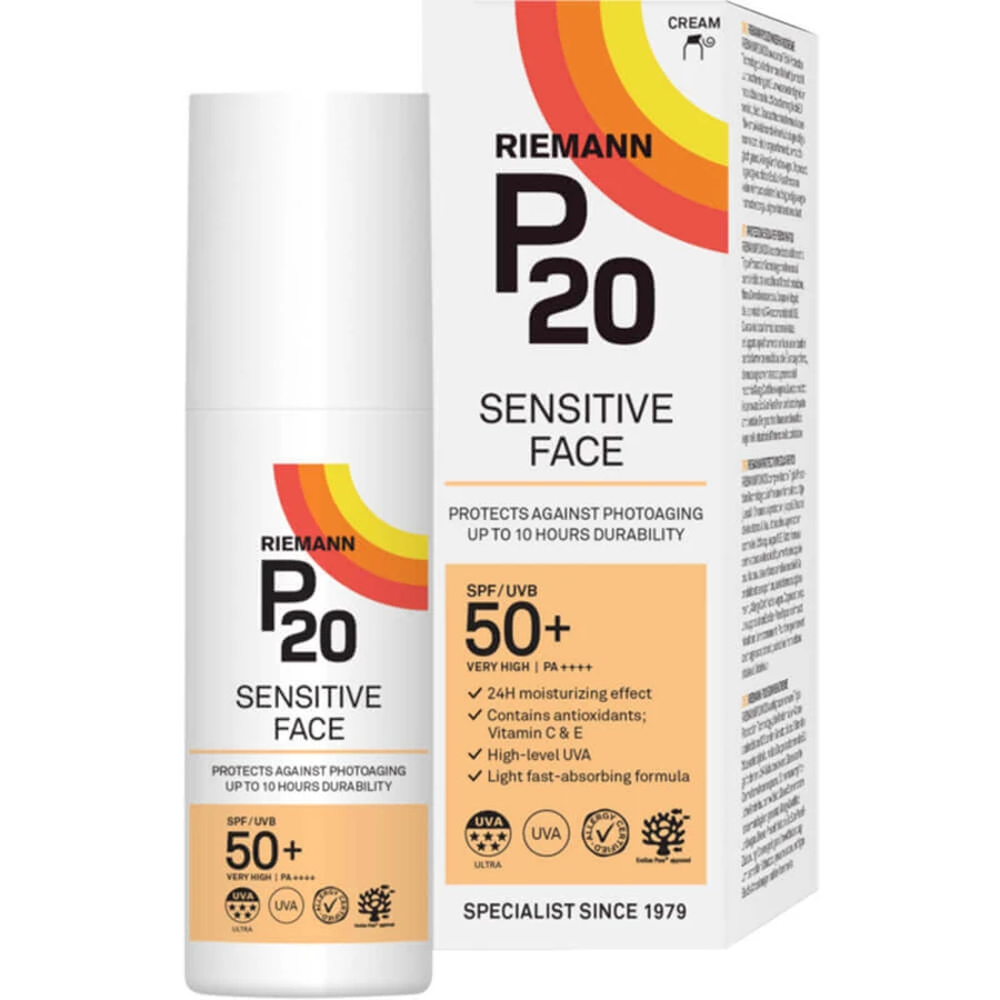Крем для лица Sensitive RIEMANN P20 SPF 50+, 50 мл: цены и характеристики