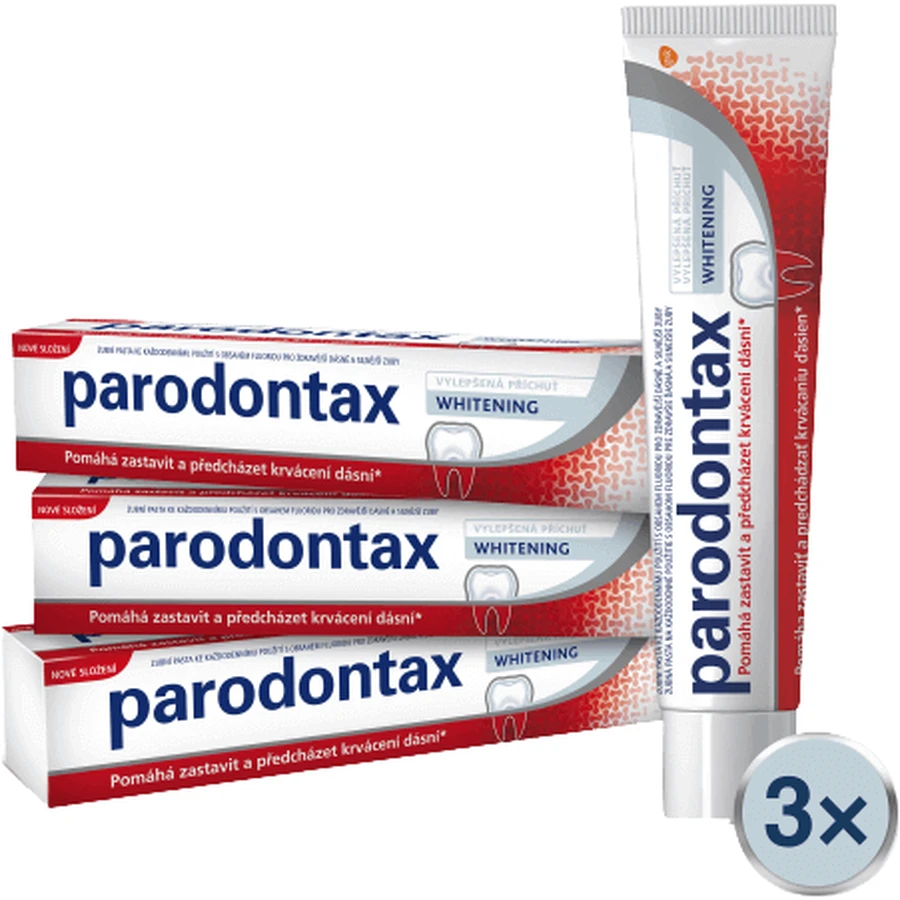 Parodontax Відбілююча зубна паста Parodontax Відбілююча зубна паста в упаковці 3 x 75 мл: ціни та характеристики