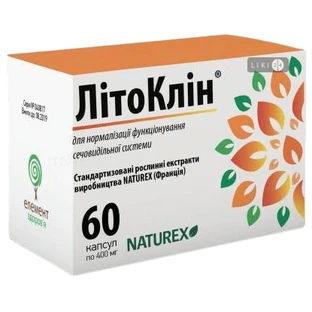 ЛітоКлін 400 мг капсули,  №60