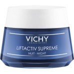 Крем для лица Vichy Liftactiv Supreme Ночной длительного действия: коррекция морщин и упругость кожи, 50 мл: цены и характеристики