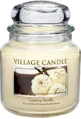 Village Candle Ароматическая свеча в стекле - Creamy Vanilla - Ванильное мороженое, средняя 1×1 шт.