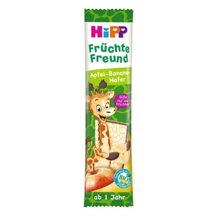 Fruit Friend Фруктовый батончик с яблоком-бананом-овсом, 23 г, Hipp