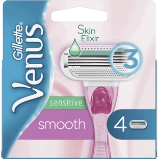 Gillette Venus Sensitive smooth Сменные головки 4 шт.