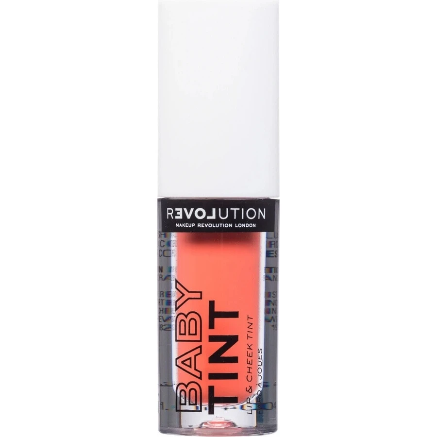 Revolution Relove, Тінт для губ і щік кораловий Baby Tint, 1×1,40 мл, рум'яна: ціни та характеристики