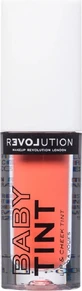 Revolution Relove, Baby Tint Coral Lip &amp; Cheek Tint, 1×1,40 мл, румяна