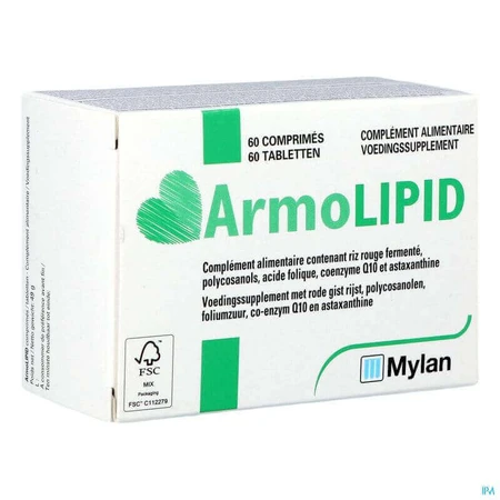АрмоЛіпід Mylan ArmoLipid, 2 упаковки по 60 таблеток: ціни та характеристики
