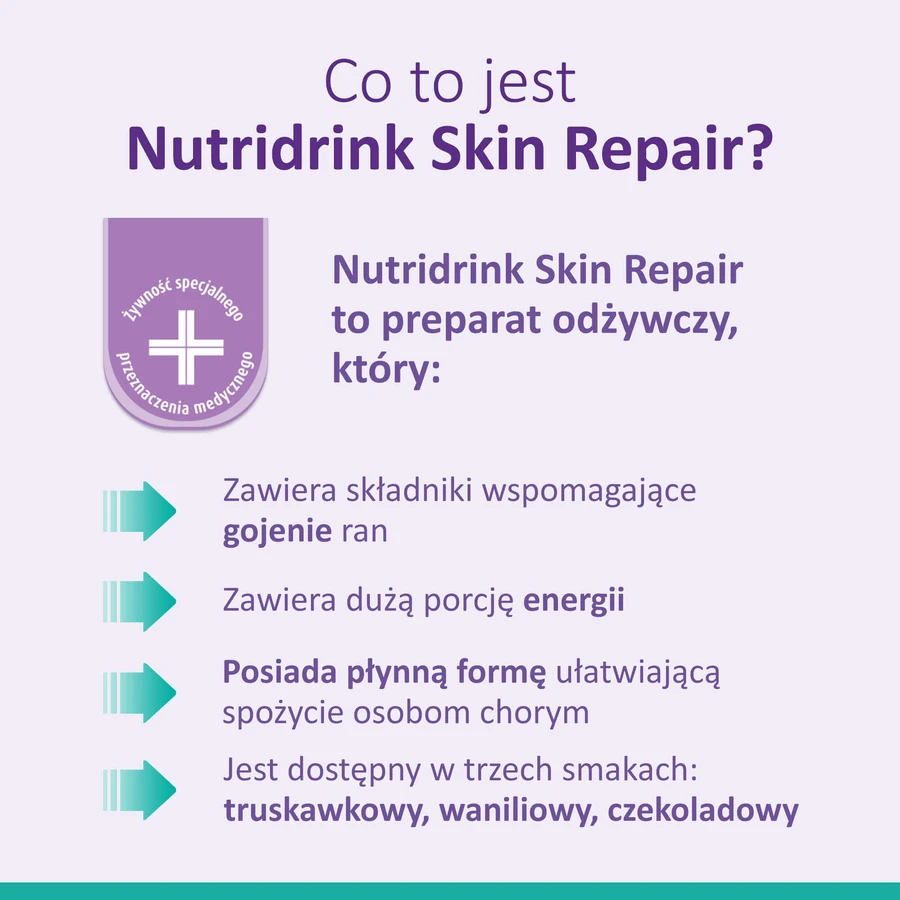 Энтеральное питание Nutridrink Skin Repair, со вкусом шоколада, 4 х 200 мл: цены и характеристики