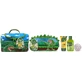 Набор "Динозавр": сумка для ланча с принтом динозавра, губка для ванны в форме динозавра, пена для ванны, 100 мл, шипучий шарик для ванны, 4 шарика по 20 г, шампунь, 30 мл, BAYLIS & HARDING