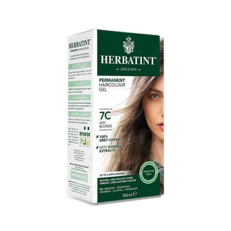 Herbatint, стійка фарба для волосся, попелястий блонд - 7C: ціни та характеристики