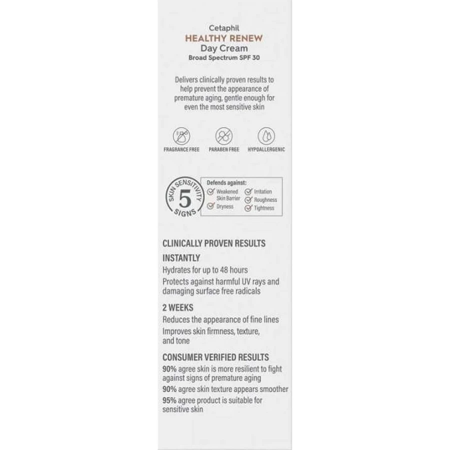 Крем для лица Cetaphil Healthy Renew Day Cream дневной Здоровое восстановление SPF30, 48 г: цены и характеристики