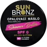 Сонцезахисний крем для тіла Vivaco Sun Bronz з блискітками SPF0, 100 мл