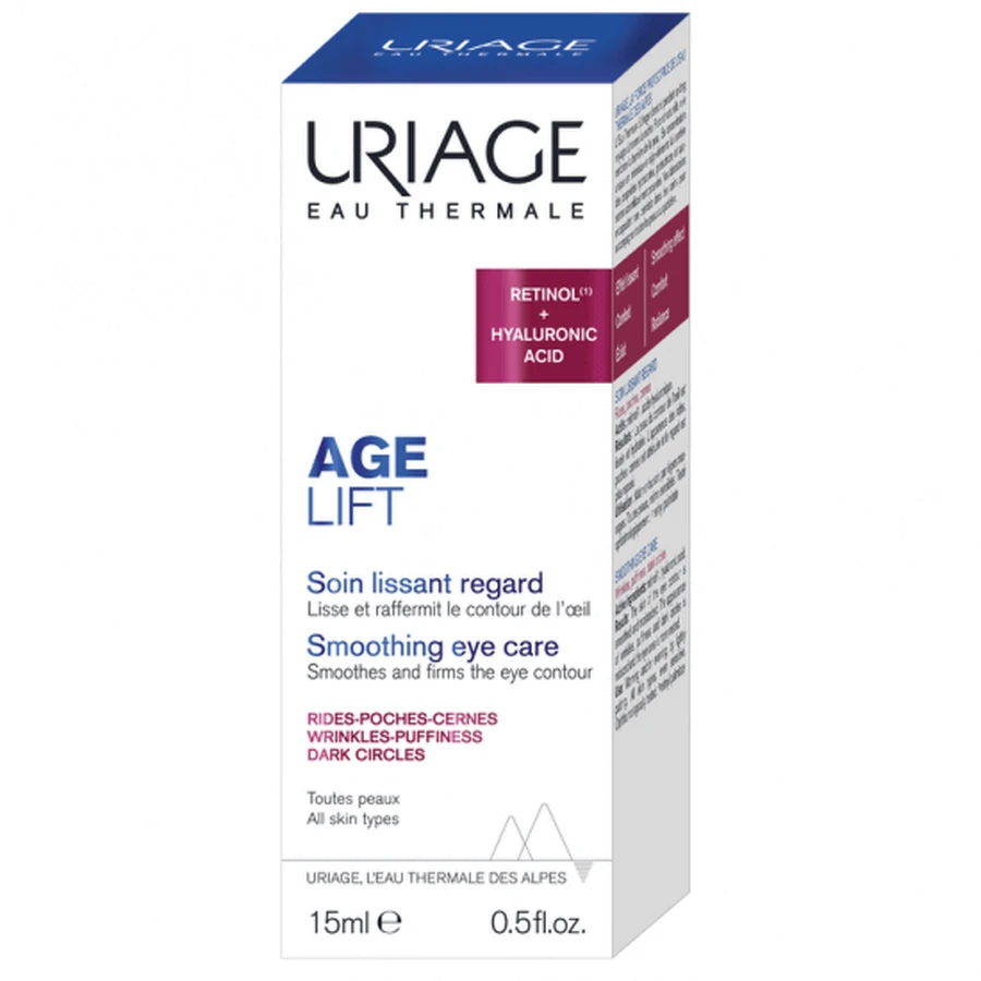 Крем для контуру очей з ліфтингом і підтяжкою Age Lift, 15 мл, Uriage: ціни та характеристики