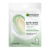 Маска-салфетка Nutri Bomb Skin Naturals с миндальным молочком и гиалуроновой кислотой, 28 г, Garnier