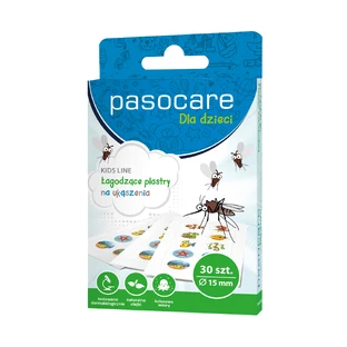 Pasocare Kids Line, стареющие пластыри от укусов для детей, 30 штук