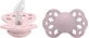 BIBS Infinity анатомические силиконовые пустышки 2 шт - возраст 2 года, Blossom / Dusky Lilac 1×2 шт, силиконовые пустышки
