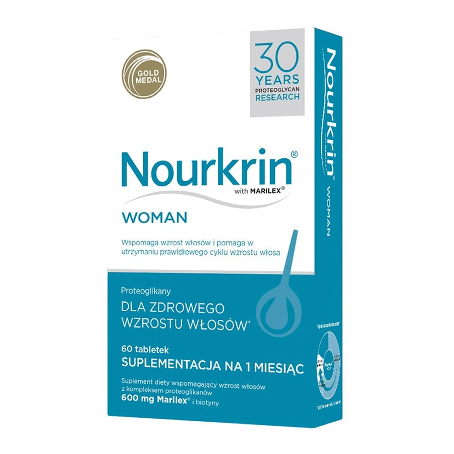 Комплекс для волосся Nourkrin Woman, 60 таблеток: ціни та характеристики